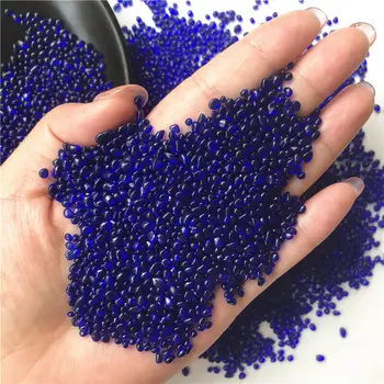 Търговия на едро с 50 г 2-5 мм K5 Кобалтово Синьо Стъкло Чакъл Черешката Камък на Камък Полски Аквариум Проба Crystal Изцеление